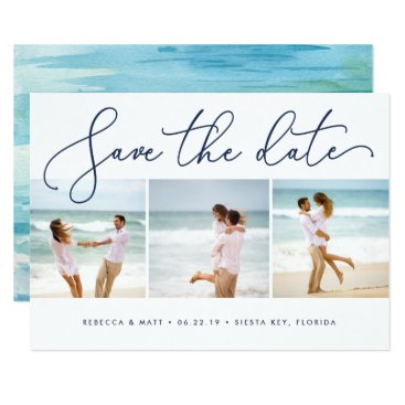 Shoreline | Beach Wedding Save the Date Photo Card Shoreline | Beach Wedding Save the Date Photo Card