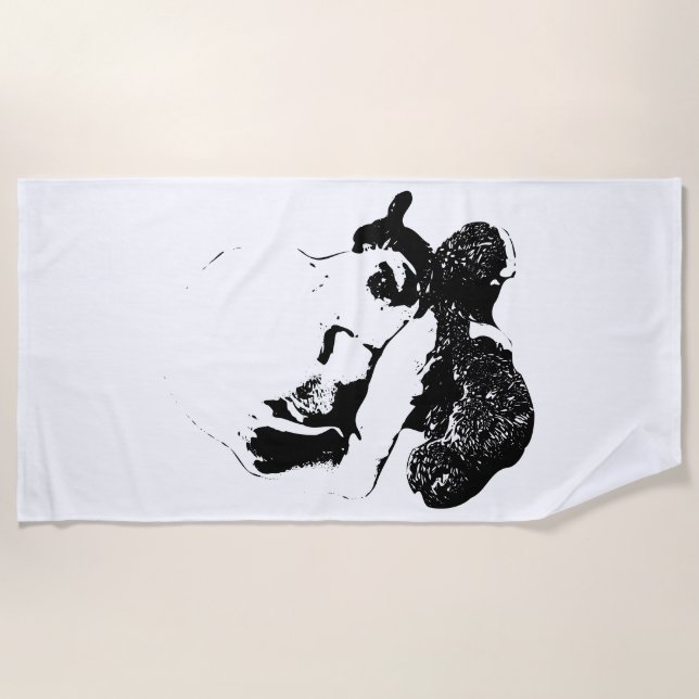 Shoreline of Softness Beach Towel (Front)