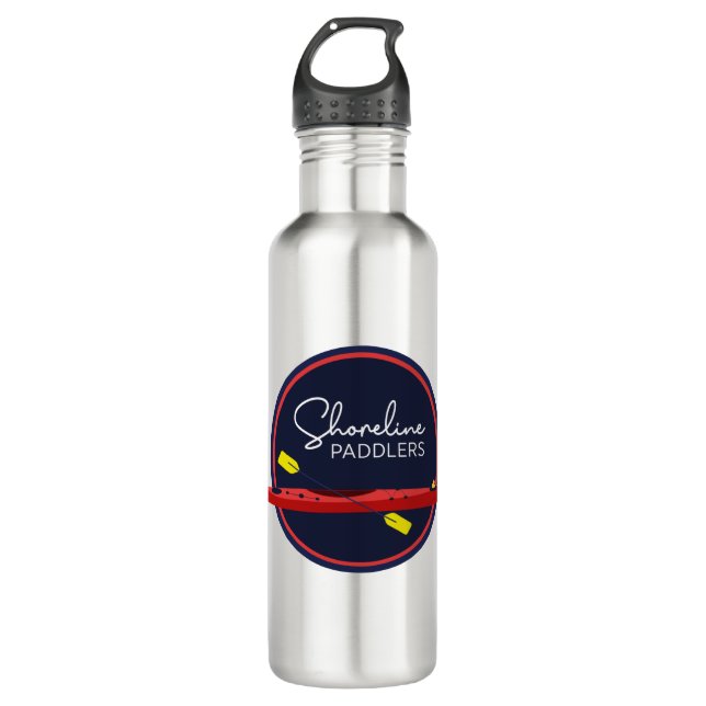 Shoreline Paddlers Water Bottle (Front)