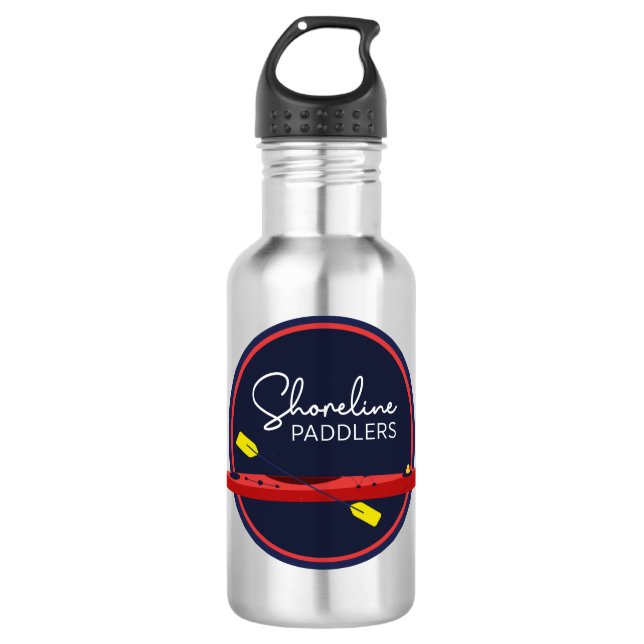 Shoreline Paddlers Water Bottle (Front)