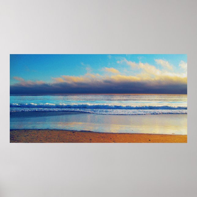 Shoreline photo painting poster (Front)