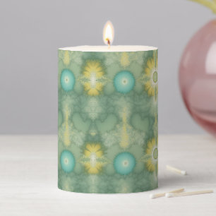 Shoreline Tie-dye Pillar Candle