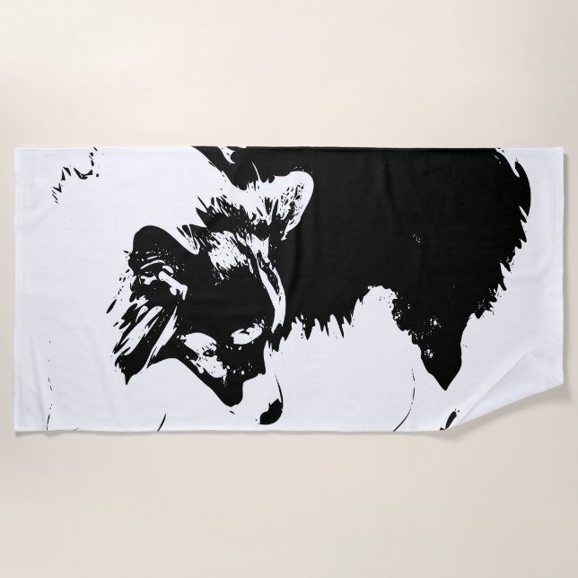 Shoreline Turn Beach Towel (Front)