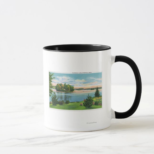 Shoreline View of Pontoosuc Lake Mug (Right)
