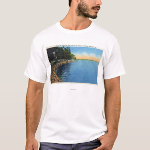 Shoreline View of Seneca Lake Park Pavilion T-Shirt