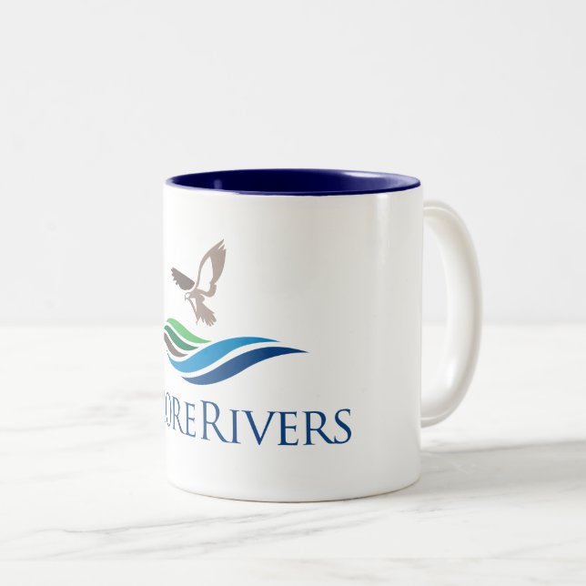 ShoreRivers mug (Front Right)
