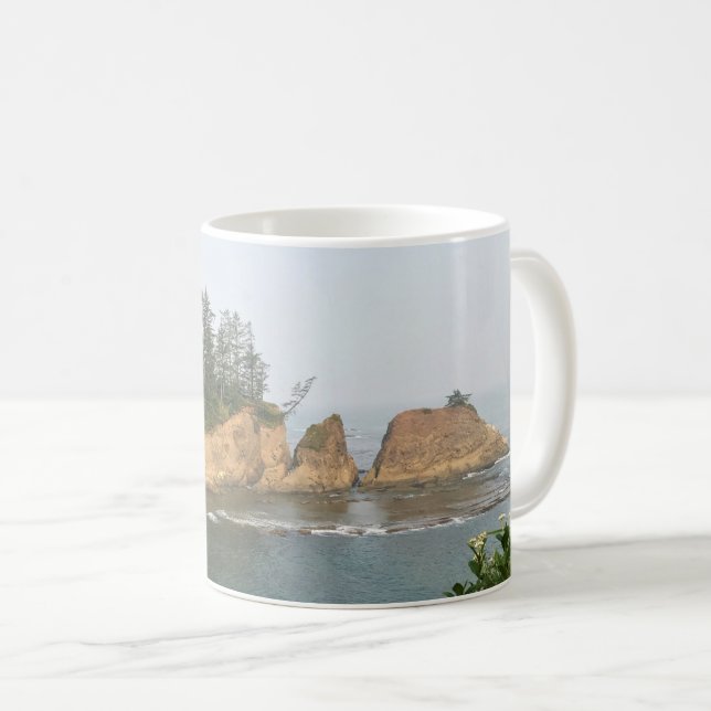 Shores Acres State Park, Oregon Coast Coffee Mug (Front Right)