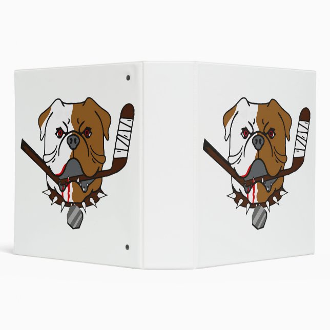 SHORESY Sudbury Bulldogs 3 Ring Binder (Background)