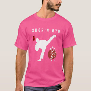 Shorin Ryu Karate Instructor Japanese Kanji Callig T-Shirt