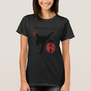 Shorin Ryu Karate Instructor Japanese Kanji Callig T-Shirt
