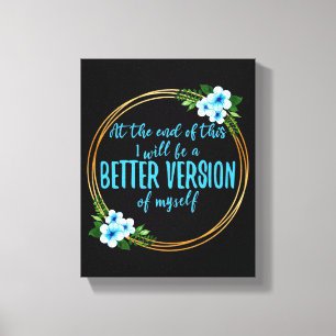 short affirmations about dreams and goals canvas print