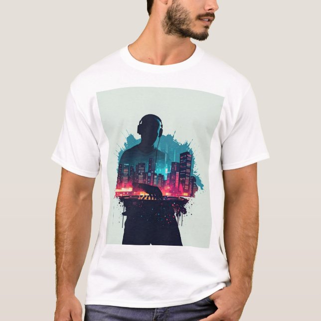 Short and Sweet:  Urban Pulse City Beats Nightlife T-Shirt (Front)