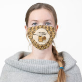 Short Attention Span Squirrel Design Adult Cloth Face Mask (Worn)