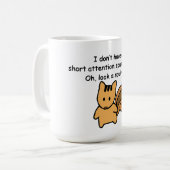 Short Attention Span Squirrel Funny  Coffee Mug (Front Left)