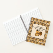 Short Attention Span Squirrel Funny Notebook (Inside)