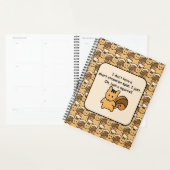 Short Attention Span Squirrel Funny Planner (Display)