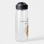 Short Attention Span Squirrel Humor Water Bottle (Front)
