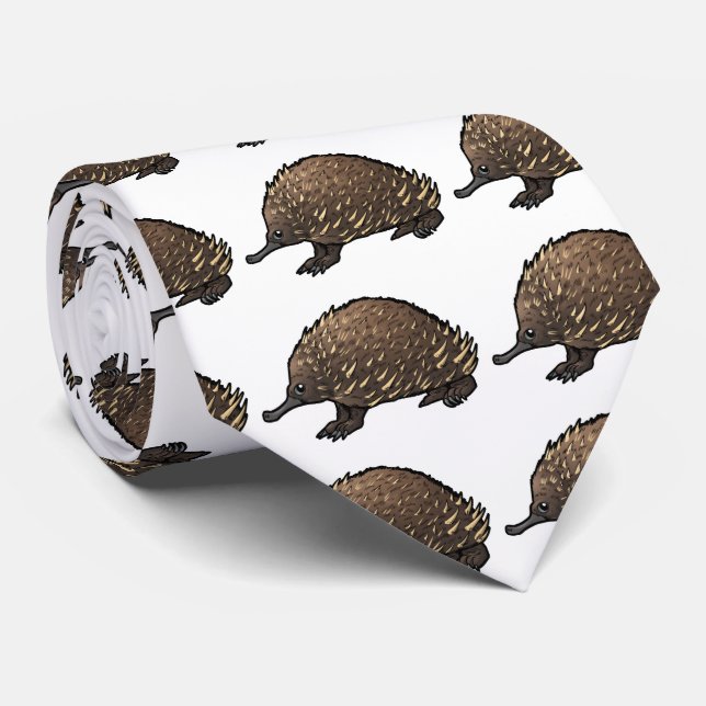 Short Beaked Echidna Tie (Rolled)