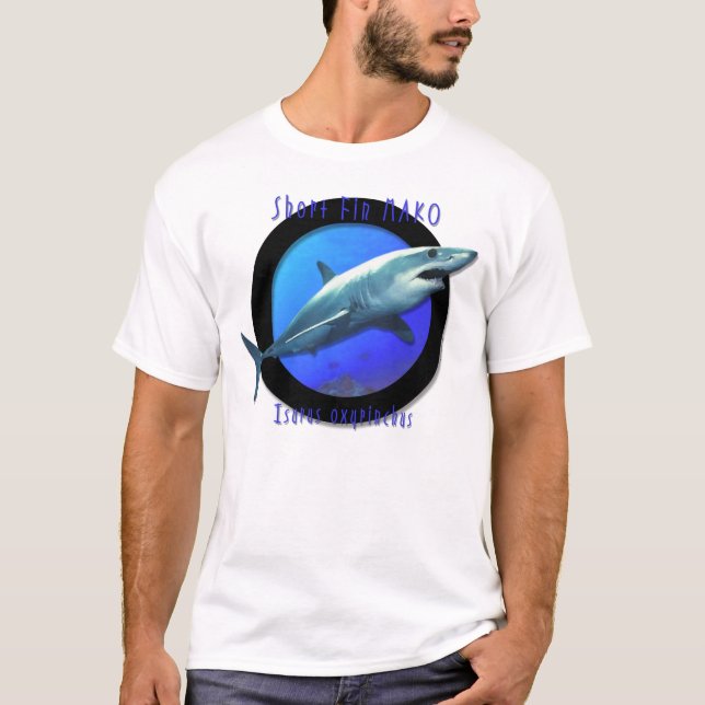 Short fin Mako Shark T-Shirt (Front)