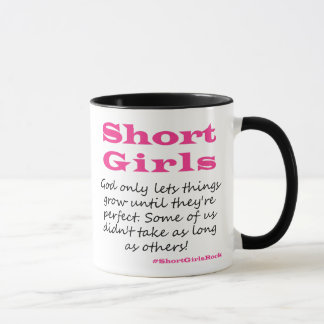 Short Girls Black 11oz Mug