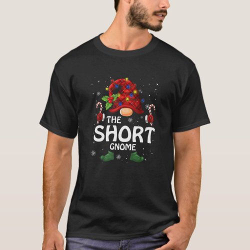 Short Gnome Matching Family Group Christmas Party T_Shirt