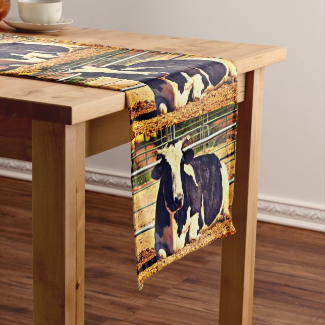 Short Horn Cow Table Runner (In Situ)