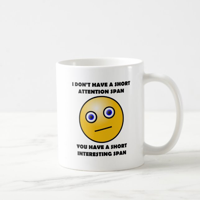 Short Interesting Span Funny Mug (Right)