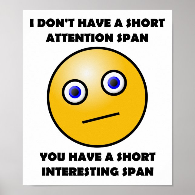 Short Interesting Span Funny Poster (Front)