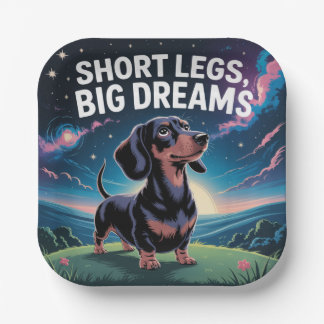 Short Legs, Big Dreams Paper Plates
