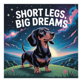 Short Legs, Big Dreams Photo Print