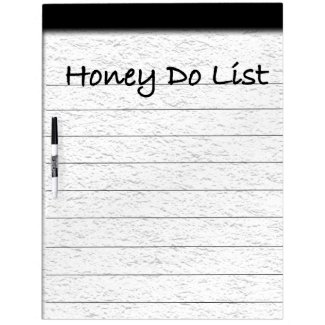 Short Memory Honey Do List Dry Erase Board w Pen