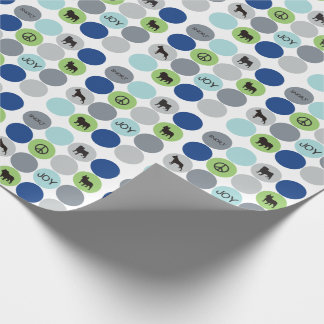 Short Nose Wrapping Paper - Blue