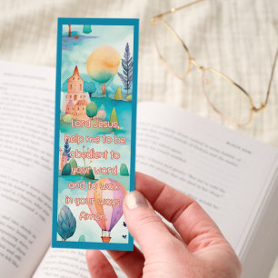 Short Prayer/Bible Verse For Kids Bookmarks