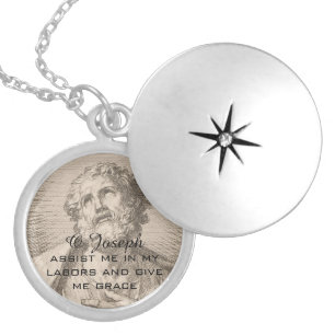 Short Prayer to St. Joseph Necklace