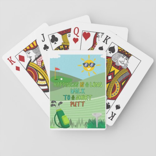 short putt playing cards