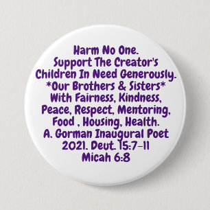 Short Reminder To Live Our Sacred Values Button