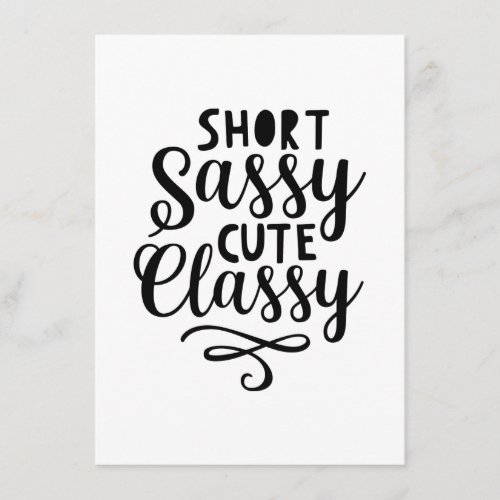 Short Sassy Cute Classy Funny Quote Phrase Slogan  Menu