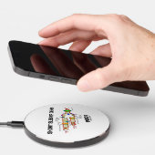 Short Sleeper Genes Inside DNA Replication Humor Wireless Charger (Hand)