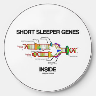 Short Sleeper Genes Inside DNA Replication Humor Wireless Charger