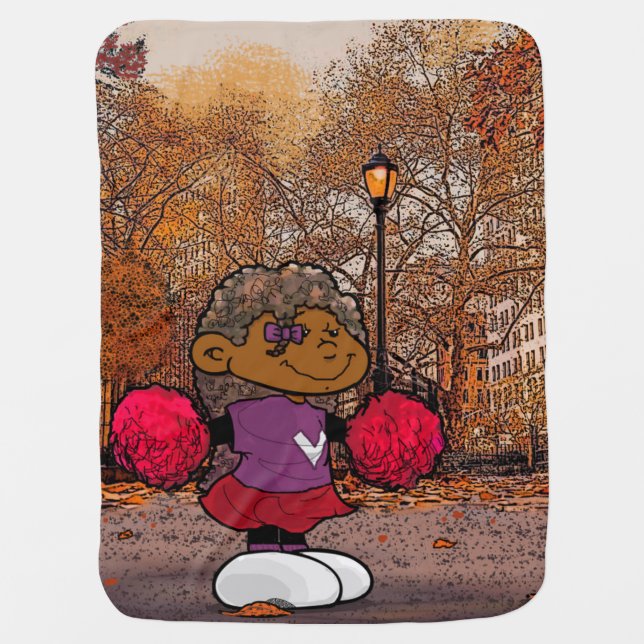 Short Sleevez  Baby Blanket (Front)