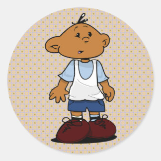 Short Sleevez  Classic Circle Sticker