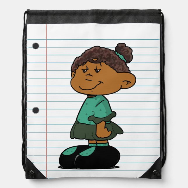 Short Sleevez Drawstring Bag (Front)