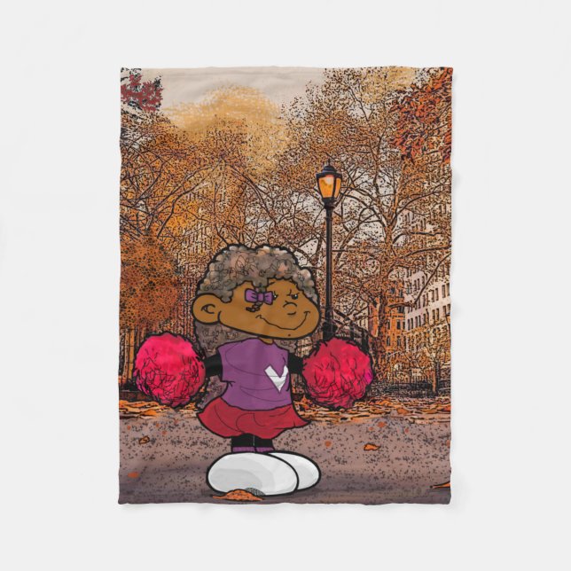 Short Sleevez Fleece Blanket (Front)