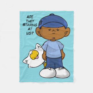 Short Sleevez Fleece Blanket