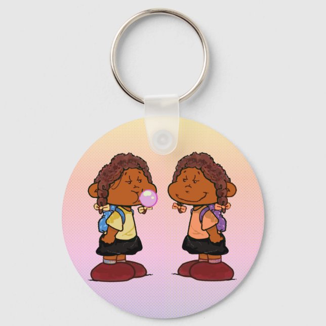 Short Sleevez Keychain (Front)