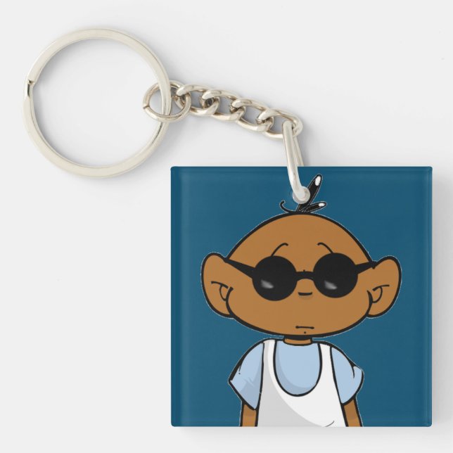 Short Sleevez Keychain (Front)