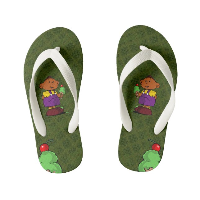 Short Sleevez Kid's Flip Flops (Footbed)