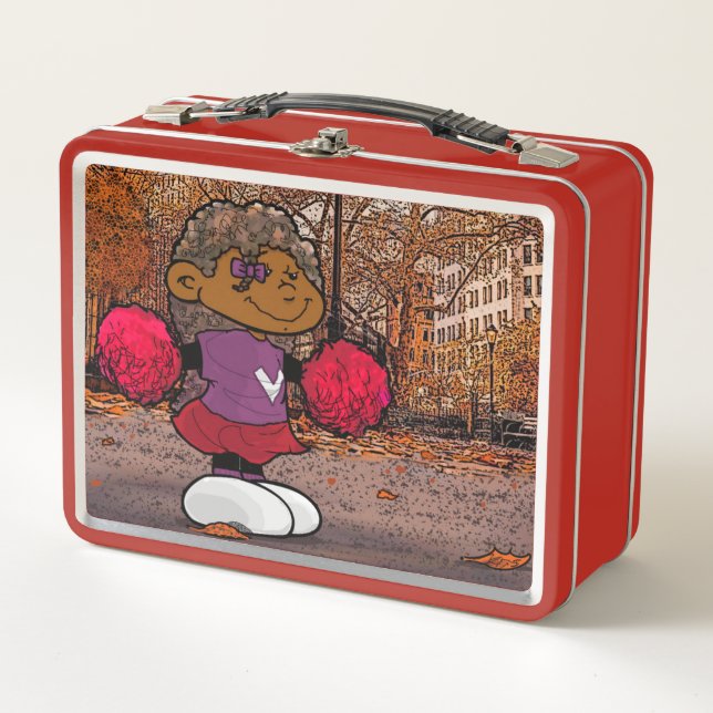 Short Sleevez Metal Lunch Box (Front)