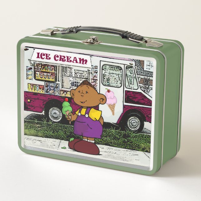 Short Sleevez Metal Lunch Box (Front)