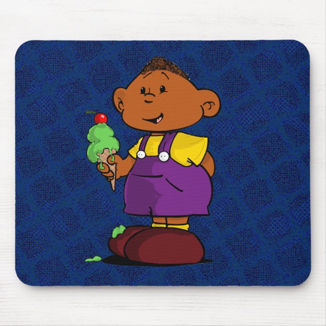 Short Sleevez Mouse Pad (Front)